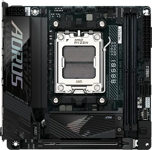 Материнська плата Gigabyte B850I Aorus Pro Socket AM5 (B850I AORUS PRO) Б/В - фото 3
