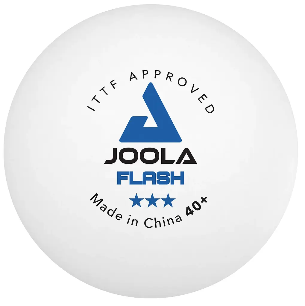 М'ячі для настільного тенісу Joola Flash 40+ White ITTF 6 шт (40041)