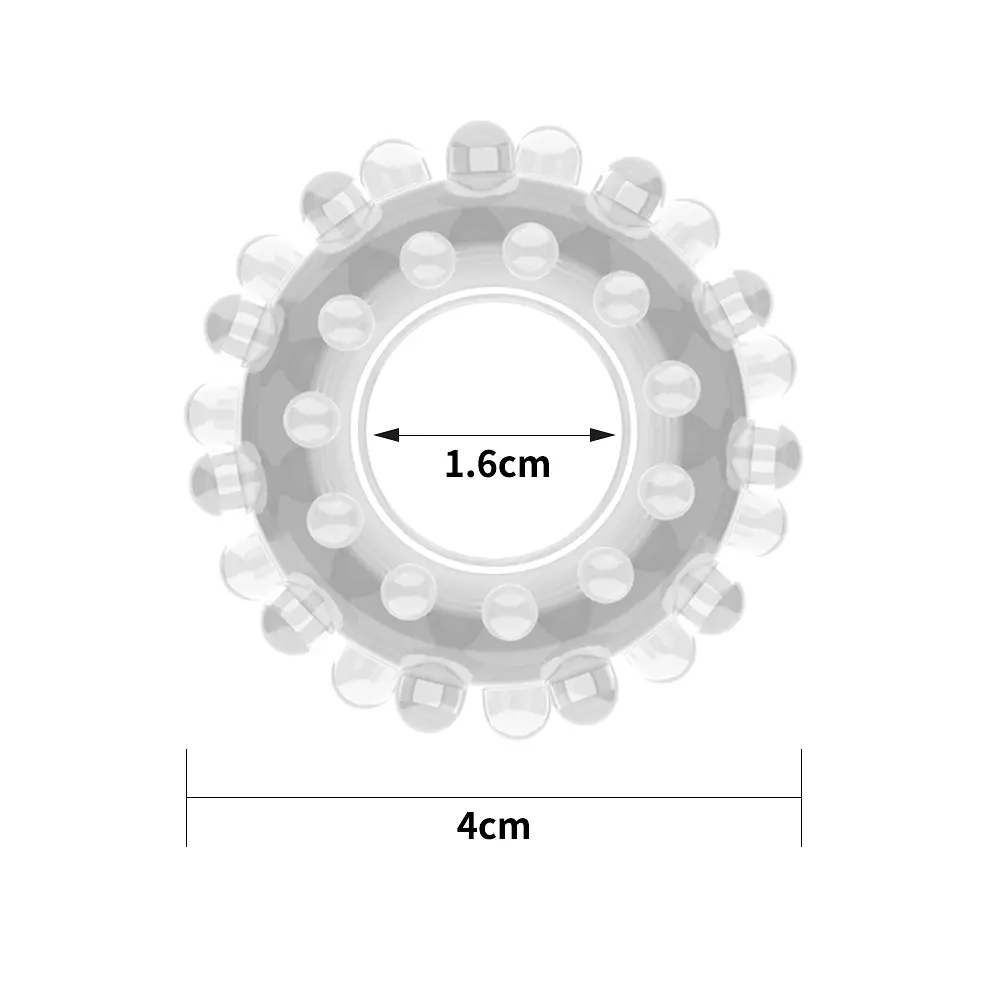 Ерекційне кільце Power Plus Cockring 2 Clear прозоре - фото 2