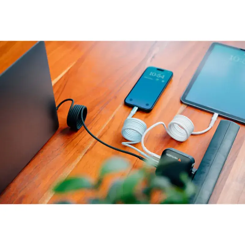 Дата кабель USB-C to USB-C 1.2m Magnetic 60W gray Verbatim (31850) - фото 5