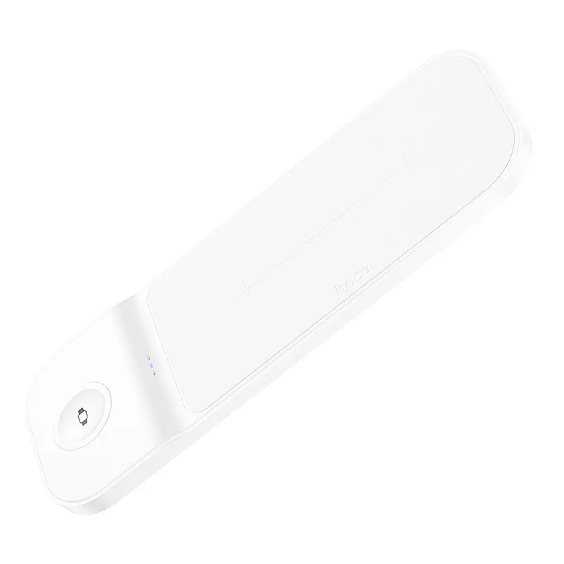 БЗП CQ6 Power 3-in-1 Wireless Fast Charger (для Samsung Watch) White Hoco teh0029863 - фото 3