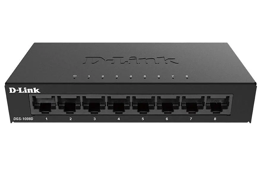 Комутатор D-Link DGS-1008D 8-Port Gigabit Desktop (DGS-1008D/E) - фото 2