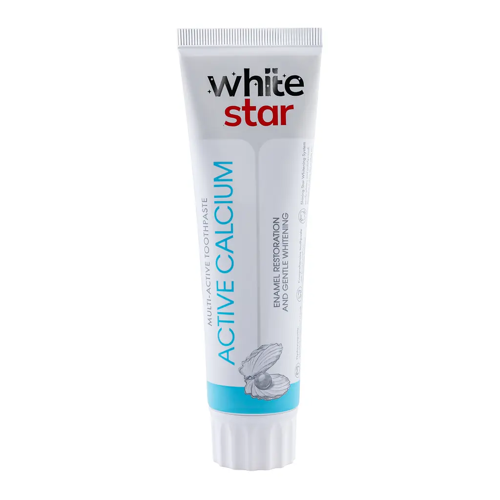 Мультиактивна зубна паста White Star Active Calcium100 мл - фото 6