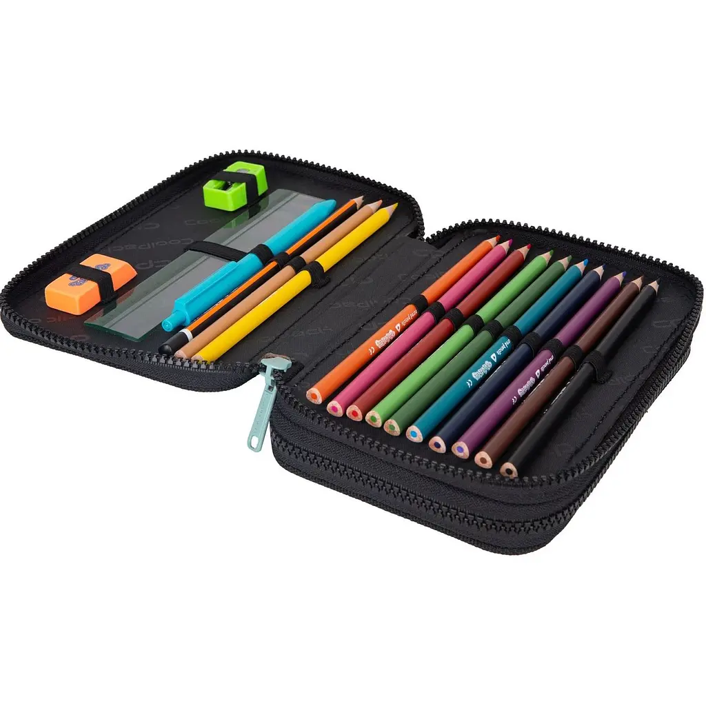 Пенал с наполнением CoolPack Jumper 2 Shoppy, 2 отделения (F066661) - фото 2