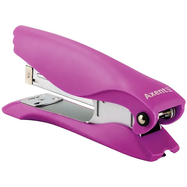 Степлер канцелярский Axent Ultra №24/6, 25 листов фиолетовый (4805-11-A) - фото 2