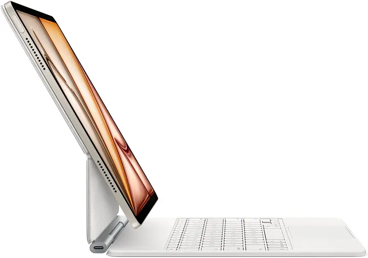 Чохол + бездротова клавіатура Apple Magic Keyboard for iPad Air 13 (M3) біла MDFW4 - фото 4