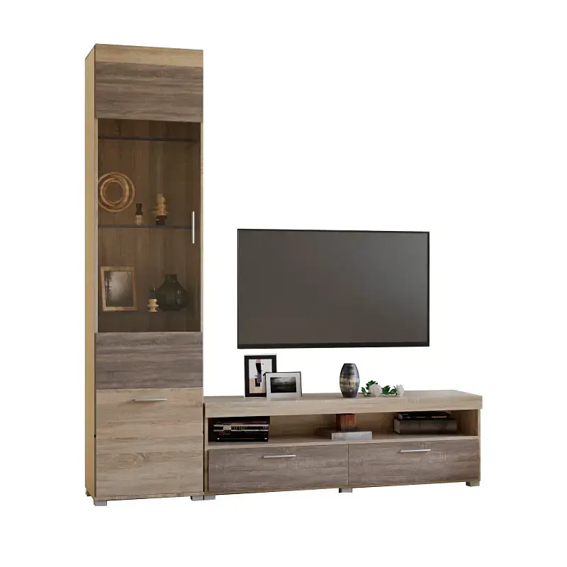 Вітальня Еверест Британія Комплект 5 (2 елементи) сонома/трюфель (EVR-2501) - фото 2