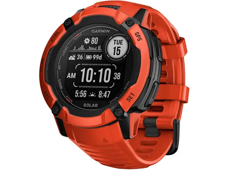 Смарт-годинник Garmin Instinct 2X Solar Flame Red (010-02805-11/01)