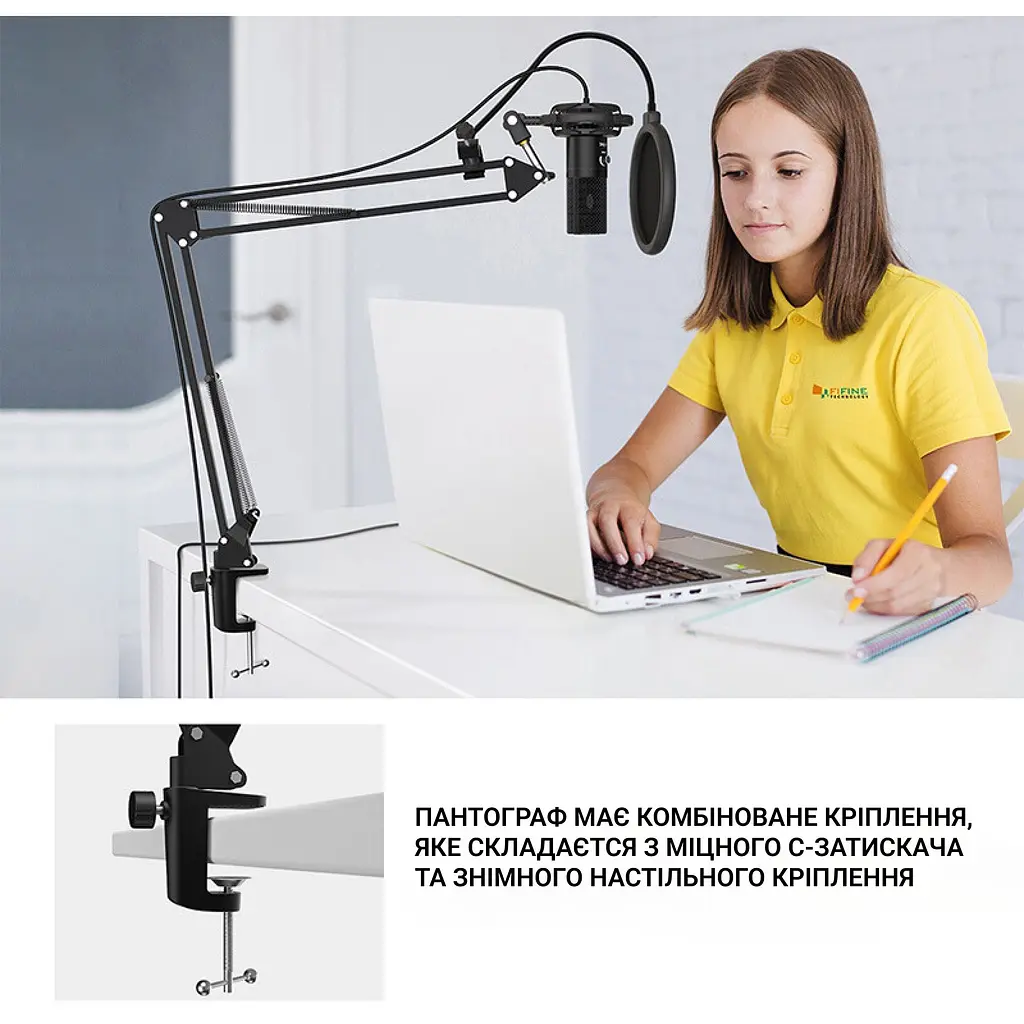 Мікрофон Fifine USB (T669) - фото 10