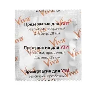 Презервативи латексні Viva для ультразвукового дослідження, 100 шт. - фото 3