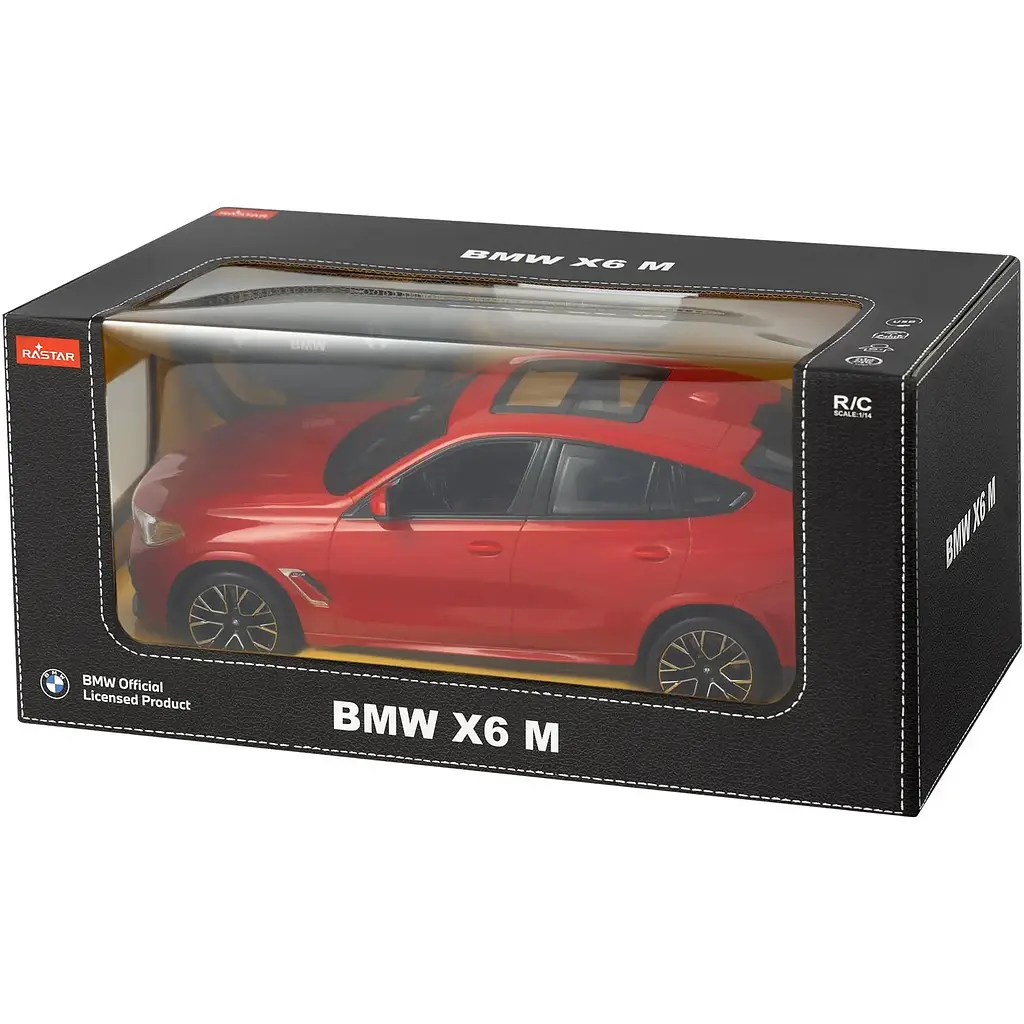 Машинка Rastar BMW X6 1:14 Червоний - фото 12