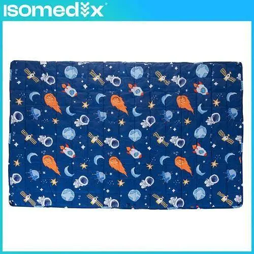 Дитяча обтяжена ковдра Isomedix 26897, 4 кг, 150 × 100 см, сенсорна, з космічним принтом - фото 6