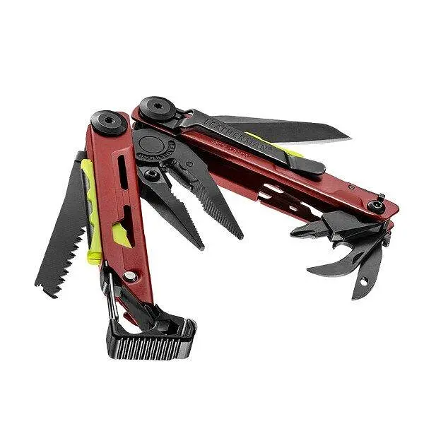 Мультиінструмент Leatherman SIGNAL CRIMSON, синтетичний чохол, картонна коробка - фото 2