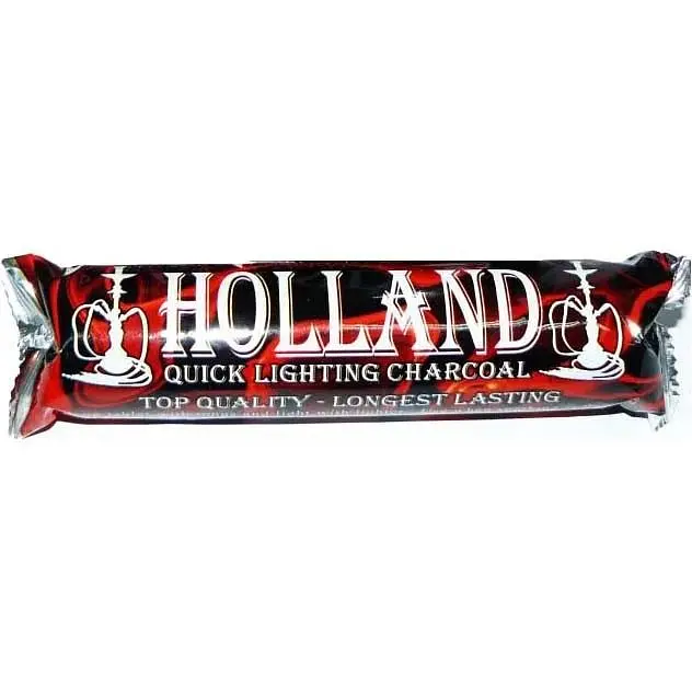 Уголь Holland для кальяна древесный таблетка 40мм 10шт (10530) - фото 2