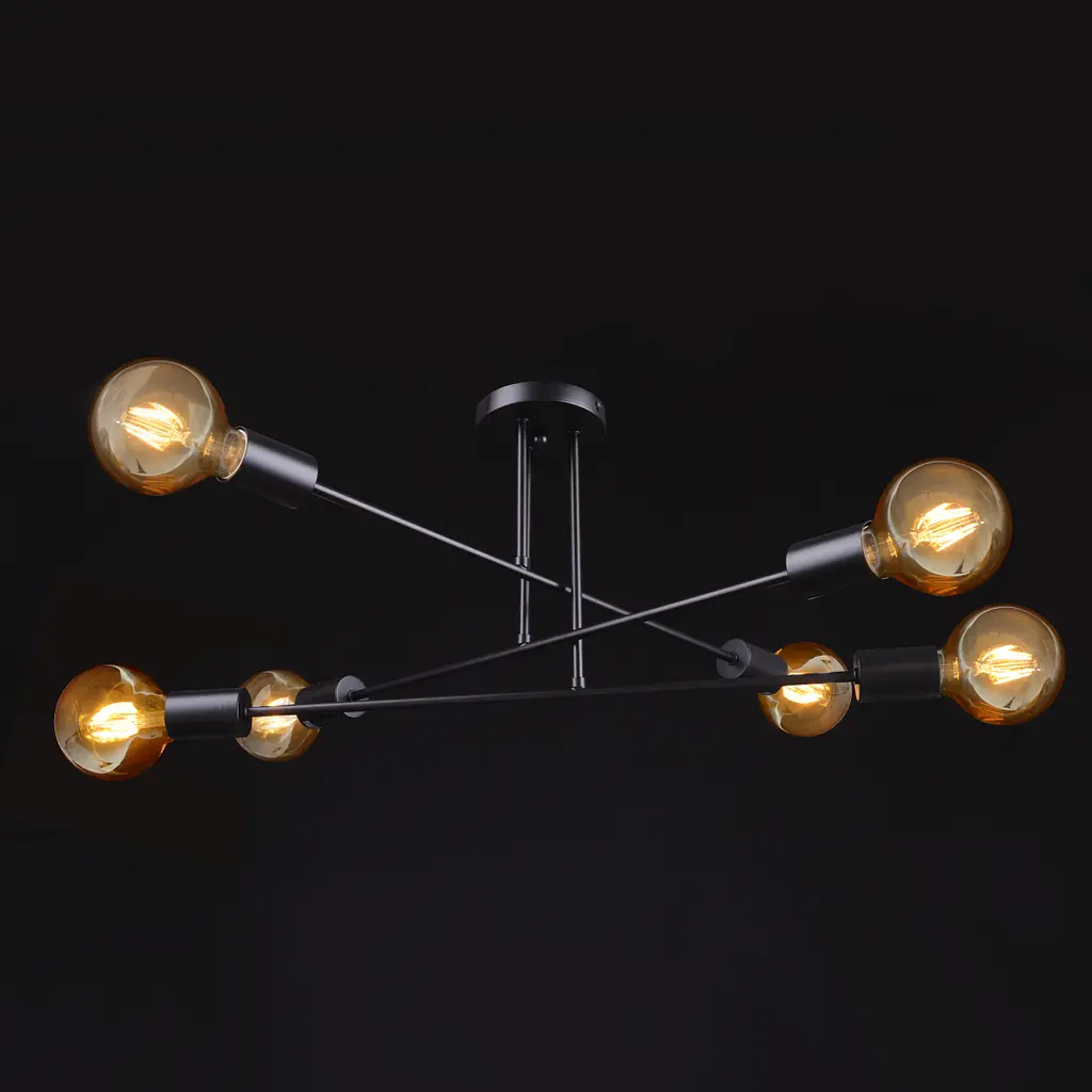Люстра Brille E27 BK 60W (BL-694S/6) - фото 4