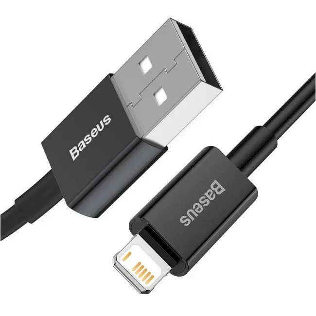 Кабель Baseus Superior Series USB to iP 2.4 A 1 м Black (CALYS-A01) - фото 2