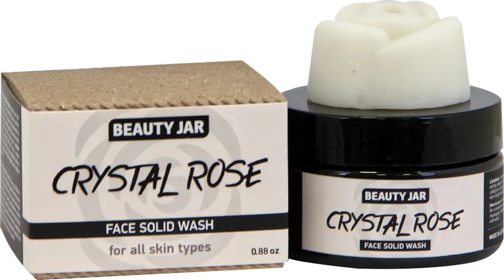 Тверде мило для обличчя Кришталева Троянда Beauty Jar 25 г - фото 2
