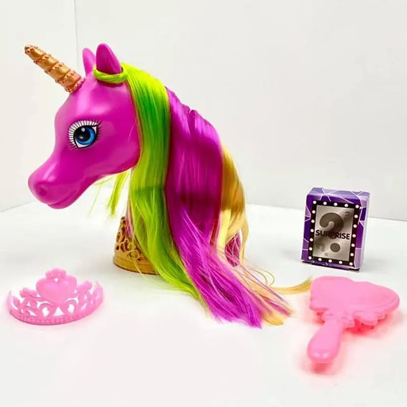 Лялька Манекен Єдиноріг для створення зачісок з Аксесуарами Star Toys Сюрприз - фото 2