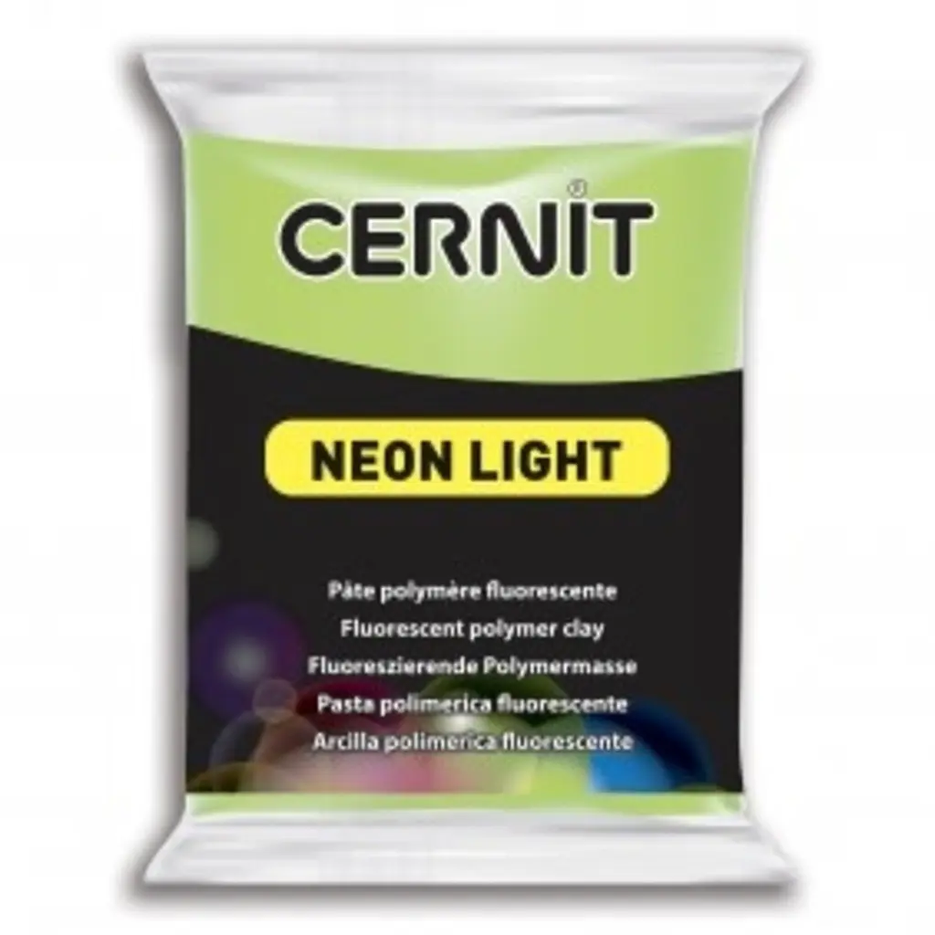 Полімерна глина Cernit Number One, 56 р., Neon Light 600 неон зелений (CR-CE0930056600)