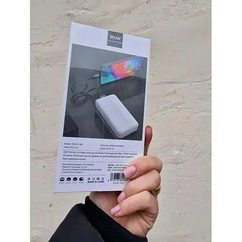 Зовнішній акумулятор WUW Power Bank Y94 20000 mAH - фото 2