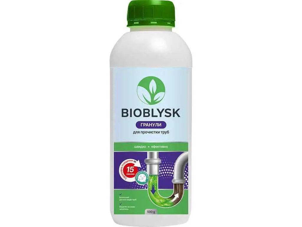 Засіб для чищення труб BIOBLYSK 500г (гранули)