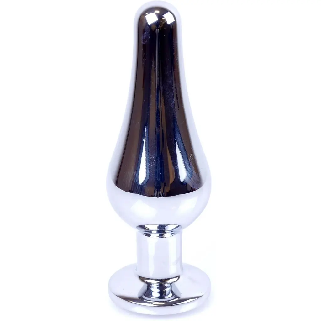 Анальна пробка Boss Of Toys Boss Series - Jewellery Silver Butt Plug Black, BS6400074, Срібний / Чорний - фото 7