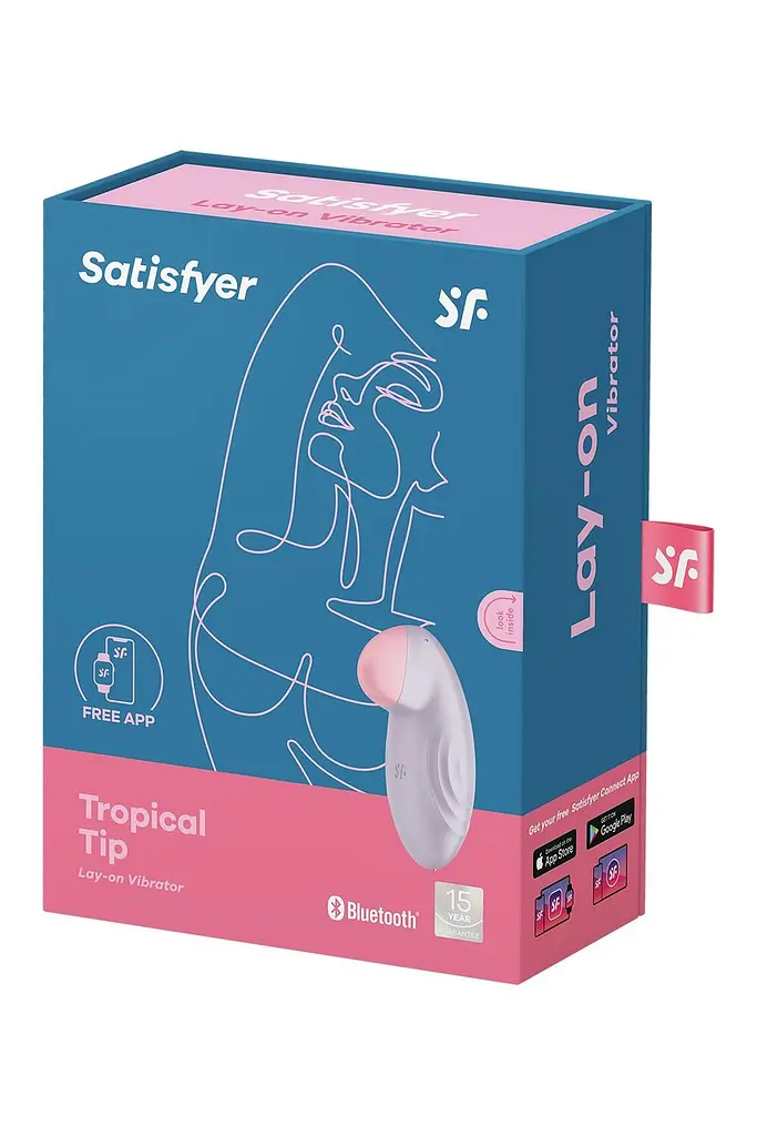Смарт-вібратор для клітора Satisfyer Tropical Tip Light Lilac - фото 8