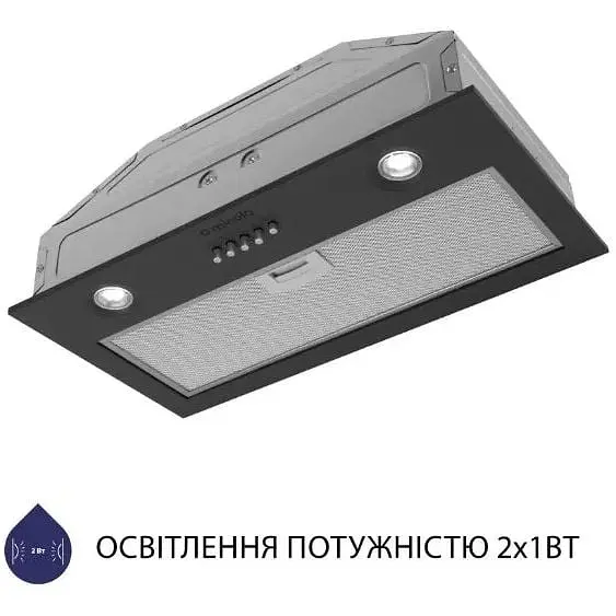 Витяжка вбудована Minola HBI 5204 GR 700 LED - фото 4