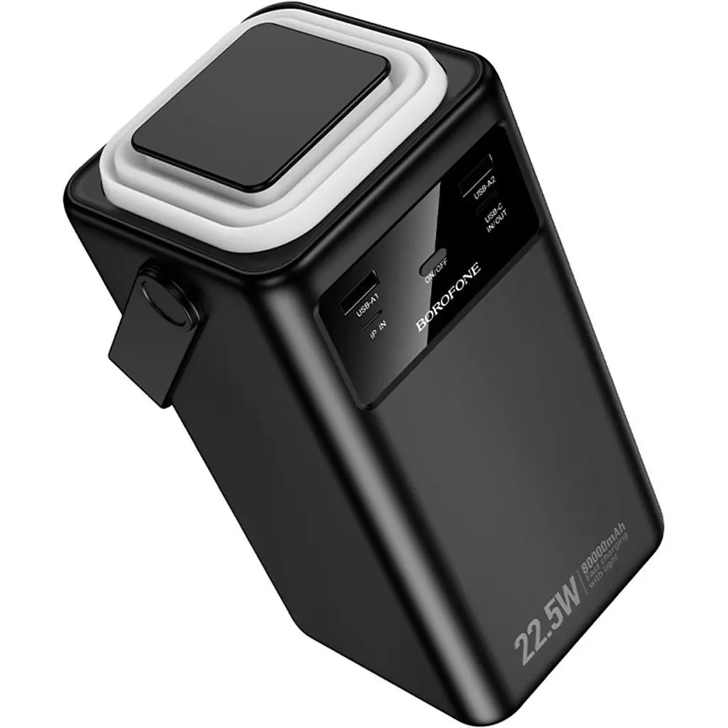 Зовнішній акумулятор Borofone BJ65B High 80000mAh 22.5W Black [163282] - фото 3
