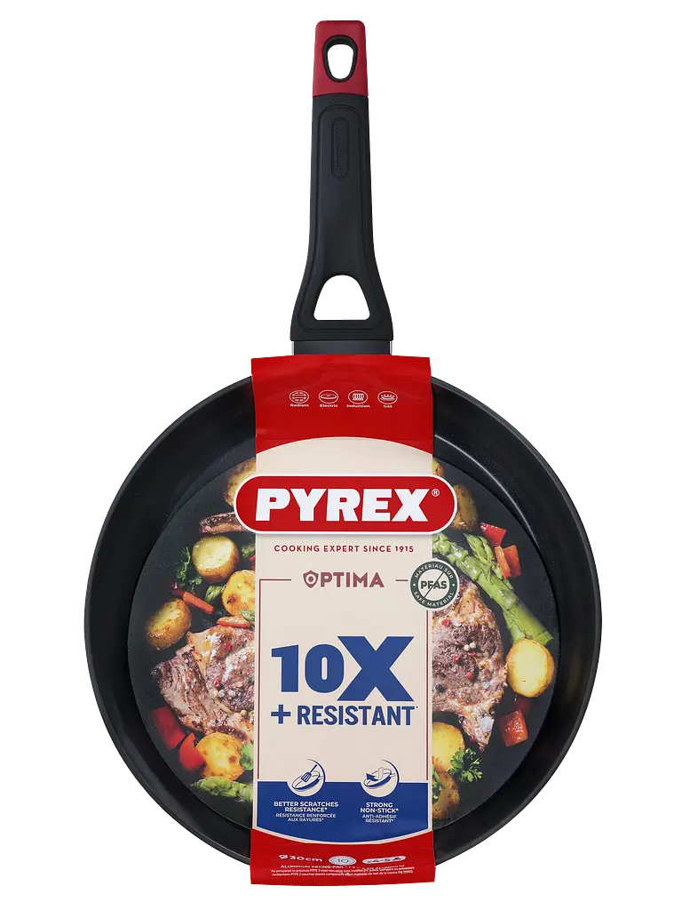 Сковорода Pyrex Optima 30 см класична kuh0016741 - фото 6