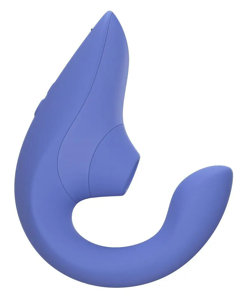 Вагінально-кліторальний стимулятор Womanizer Blend Vibrant Blue - фото 2
