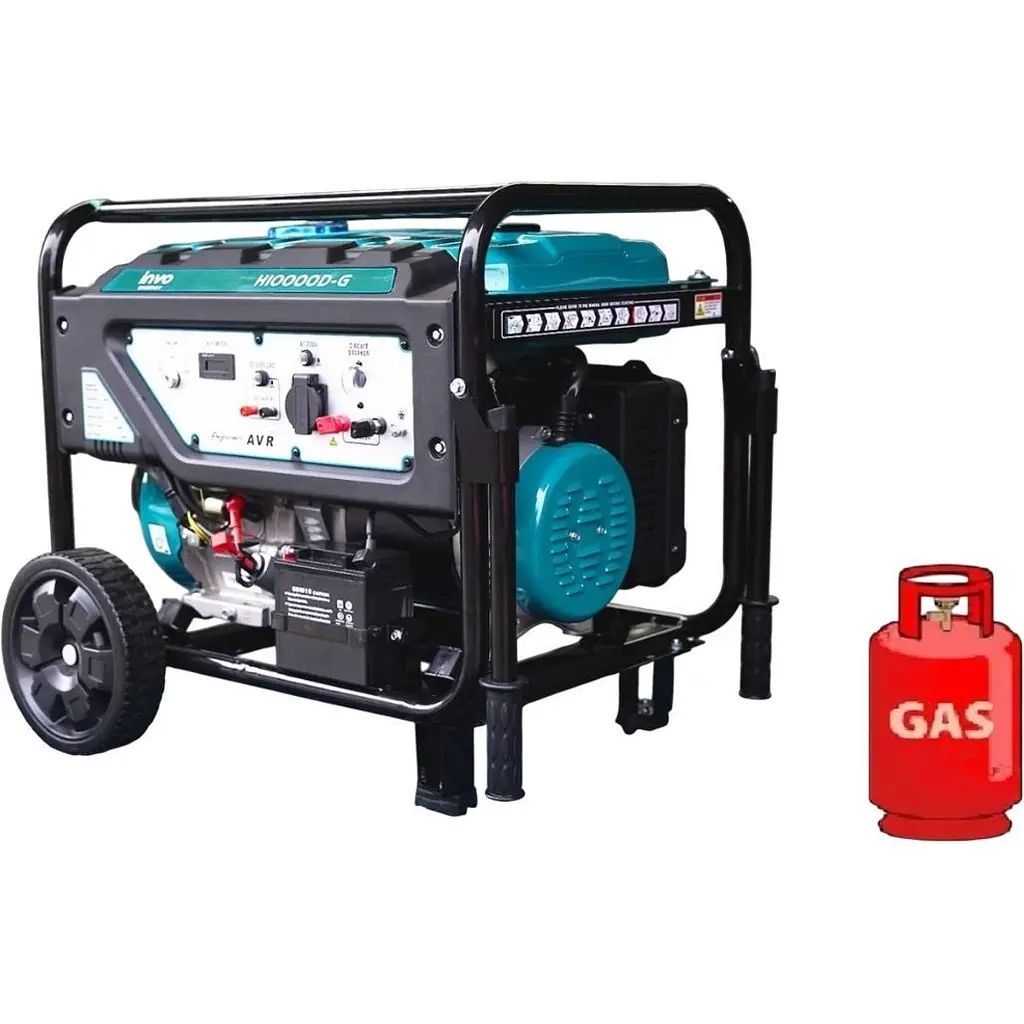 Генератор газово-бензиновий INVO H10000D-G [DD0006818] [139357] - фото 3