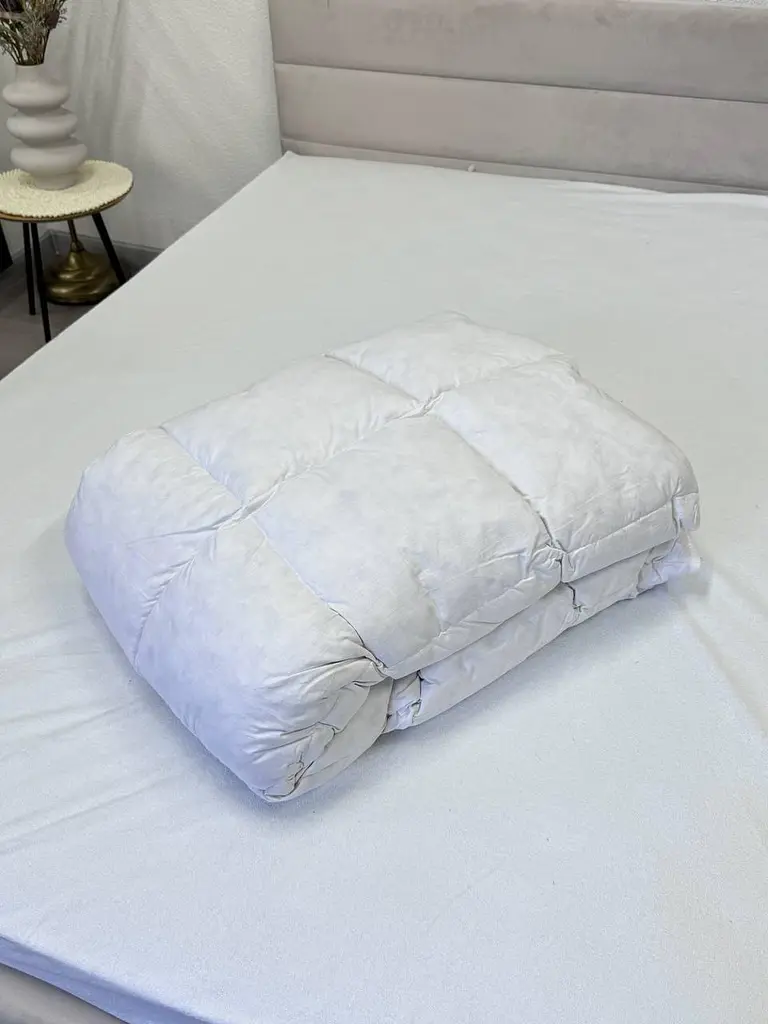 Ковдра Ecotton двоспальна 172х205 см пухово-перова пух 50% White (23008) - фото 2