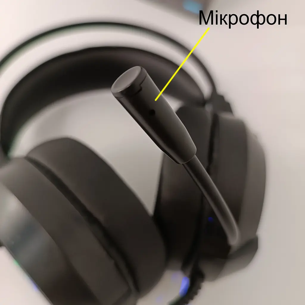 Наушники игровые G606 USB с микрофоном/регулировкой громкости и RGB подсветкой - фото 3
