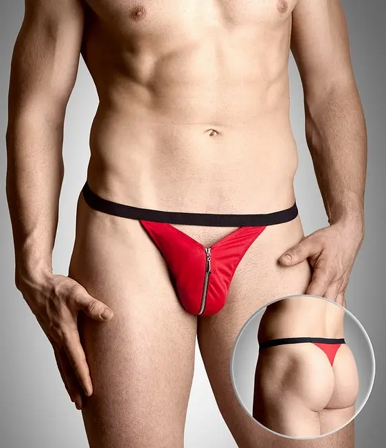Чоловічі стрінги з блискавкою Mens thongs 4497 Soft Line створені для підкорювачів жіночих сердець SoftLine 5591449730 16543 - фото 3