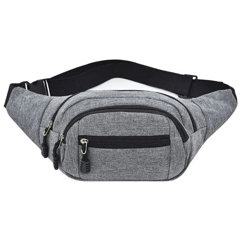 Поясна сумка бананка CV1MY1950-gray 28х14х8 см Сірий