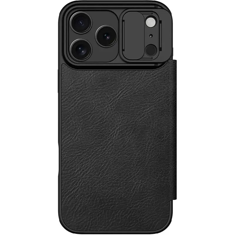 Шкіряний чохол-книжка Nillkin Qin Pro Camshield для Apple iPhone 17 Pro Max 6.9" Black - фото 3