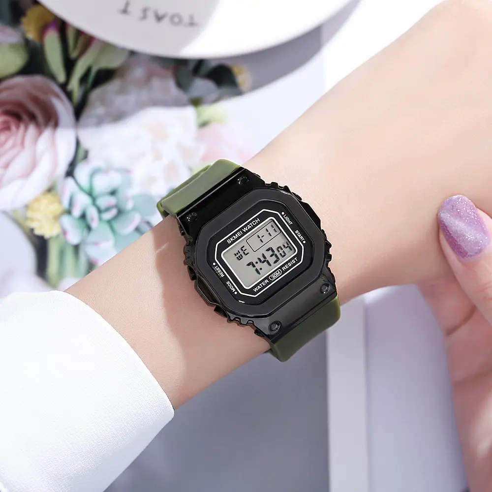 Наручний годинник чоловічий 1796 Military-Black Skmei acs0030594 - фото 4