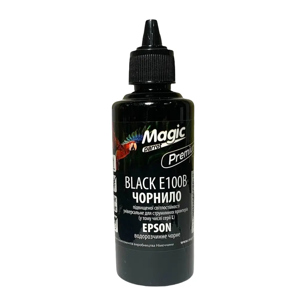 Чорнило Magic Parrot Premium для Epson E100 black 100 мл (2475899225)