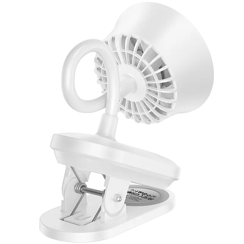 Портативний вентилятор HX610 handheld folding fan 1800 mAh White Hoco teh0029485 - фото 5