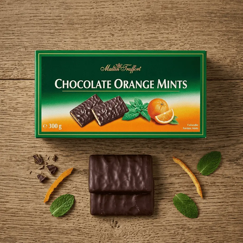 Шоколадні цукерки Maitre Truffout Chocolate Orange Mints 200г - фото 3