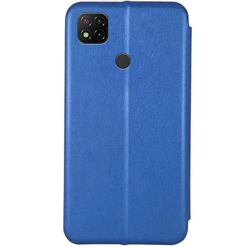 Шкіряний чохол-книжка Epik Classy для Xiaomi Redmi 9C / 10A Синій - фото 3