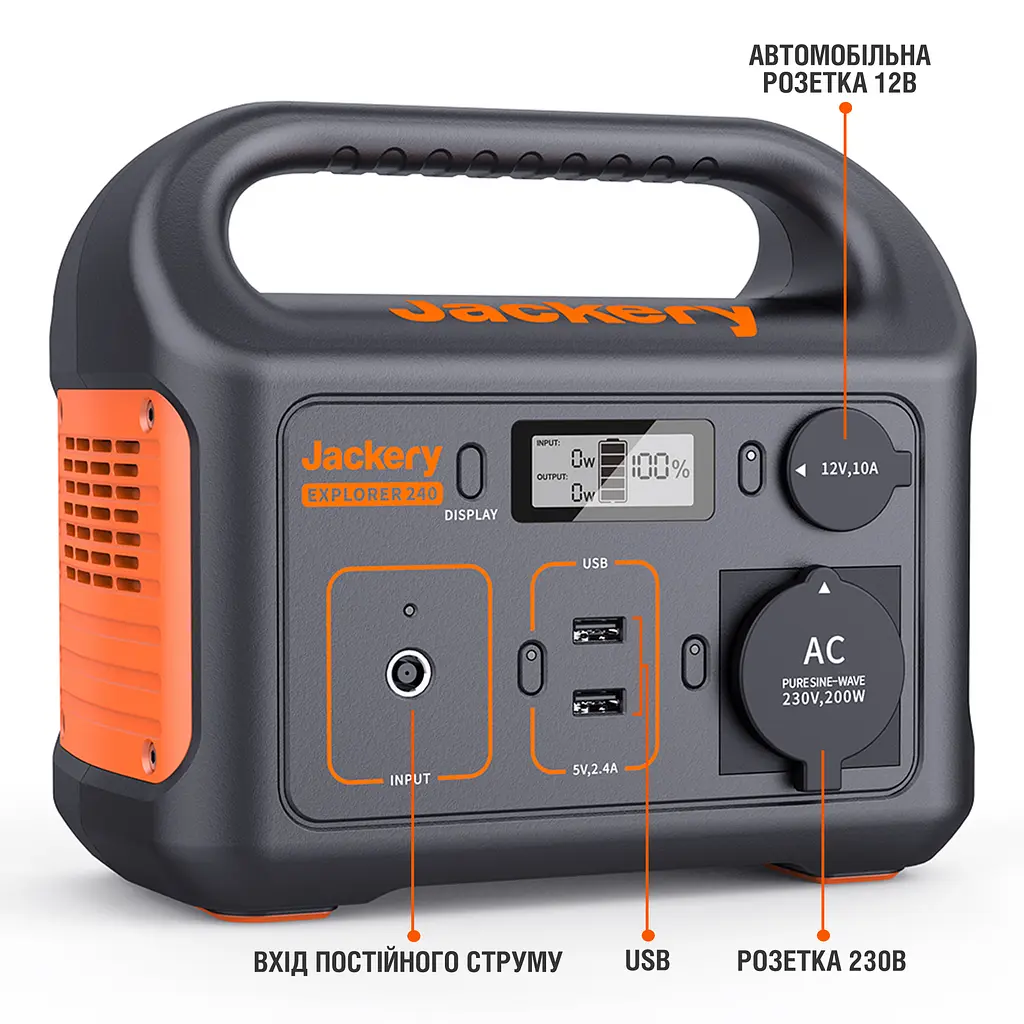 Портативная зарядная станция Jackery Explorer 240EU (21-0001-000213) - фото 3