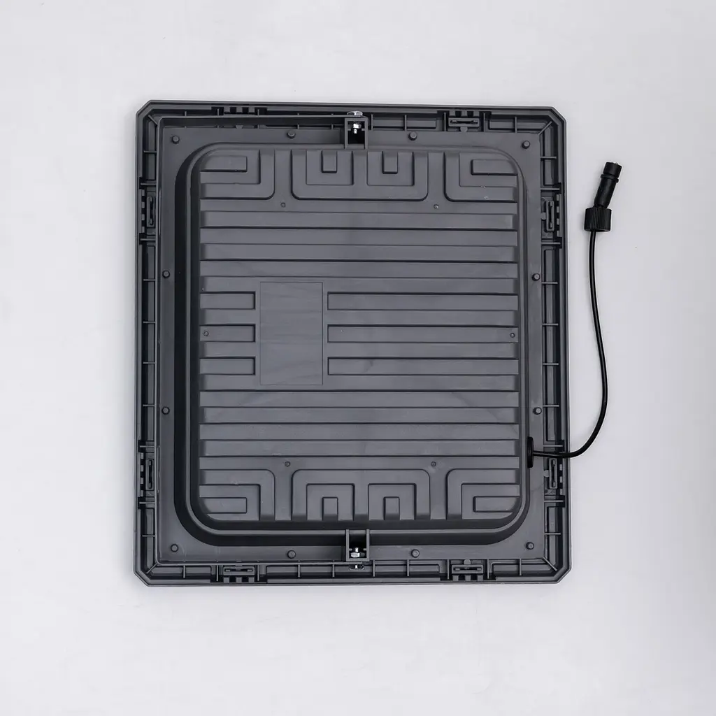 Уличный LED фонарь на солнечных батареях Yiwu 31.6x27.8x7.5 см светодиодный прожектор уличный 270 LED 300 Вт с солнечной панелью HP-5-62 - фото 6