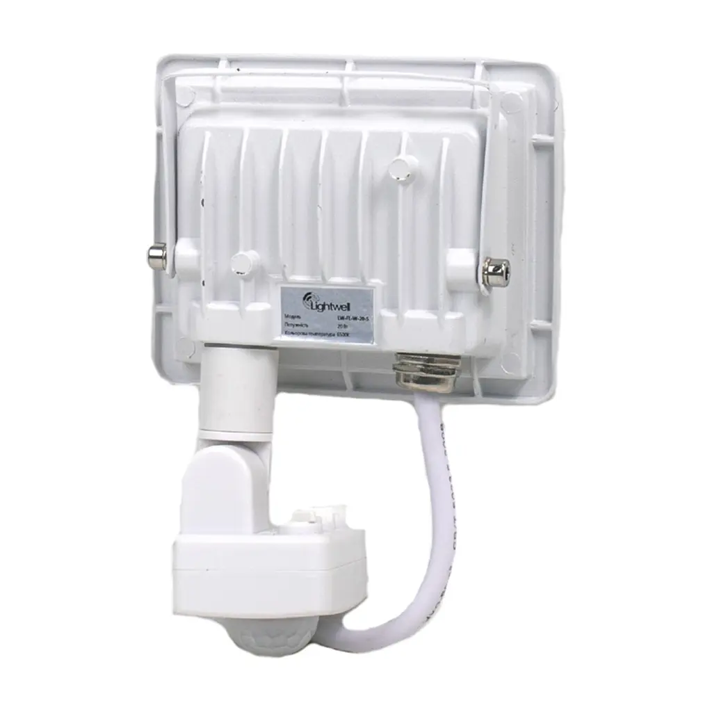 Прожектор Lightwell LW-FL-W-20-S 20 W з датчиком руху - фото 2
