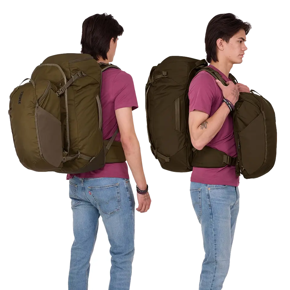 Рюкзак Thule Landmark Travel Pack 70L TLPM-270 Deep Khaki (7121897) - фото 6