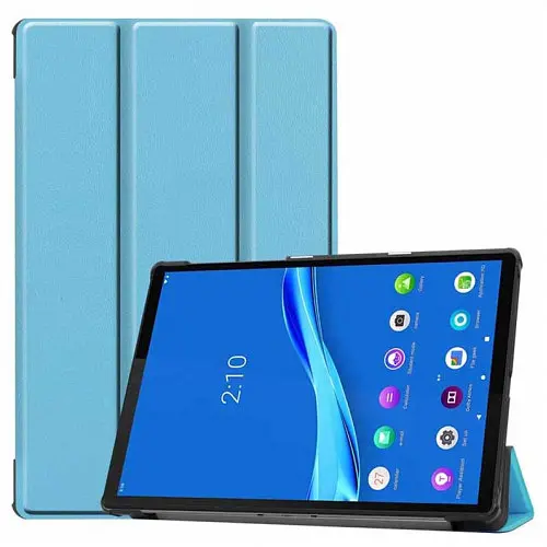 Чехол-книжка для планшета Lenovo Tab M10 HD 2Gen TB-X306F и TB-X306X Голубой - фото 2