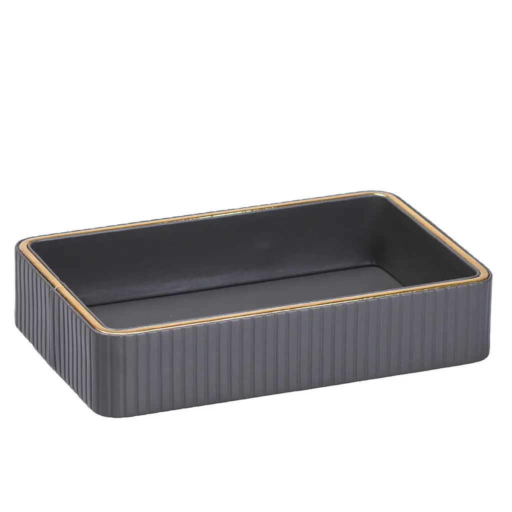 Серветниця з еко-шкіри для дому, сірий TS Kitchen HP9900G - фото 2