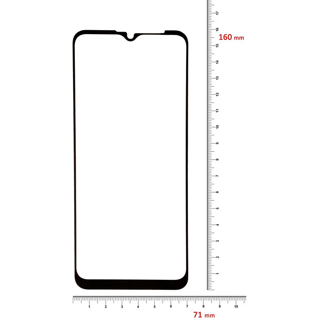 Захисне скло BeCover Premium для Motorola Moto E7 Plus Black (705587) - фото 2