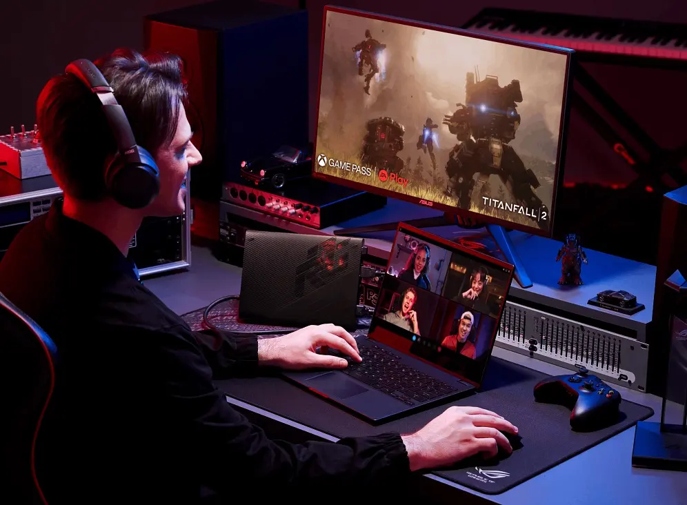 Ноутбук ASUS ROG Flow X13 GV302XV-MU011W 13.4' QHD+ IPS Touch, AMD R9-7940HS, 16GB, F1TB, NVD4060-8, Win11P, Чорний (90NR0DT1-M00160) - фото 7